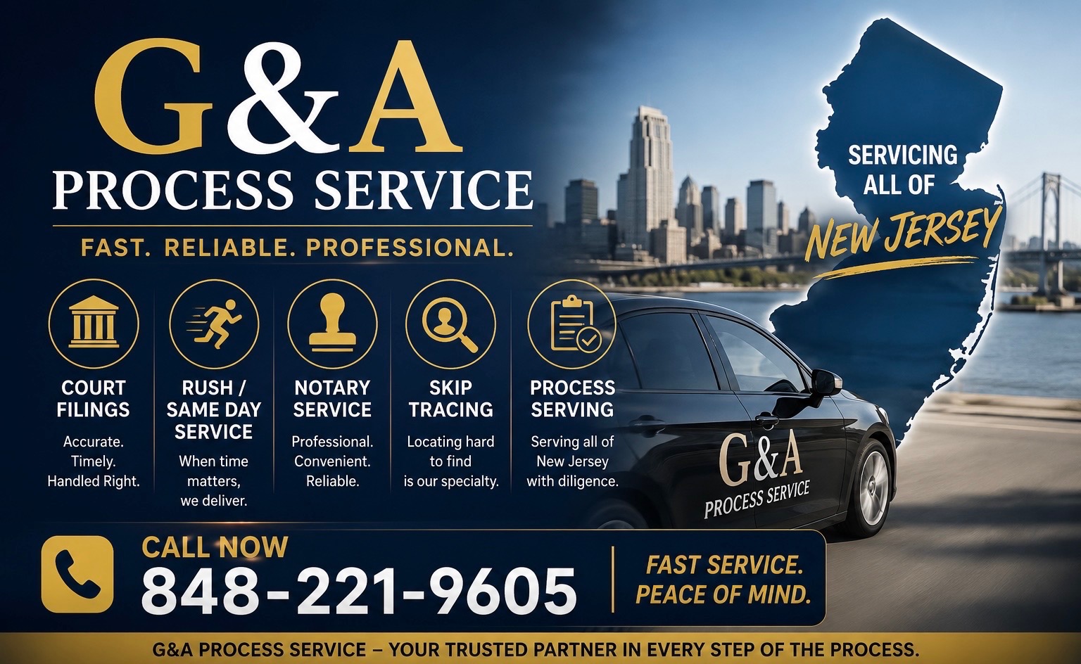 G & A Process Service  logo