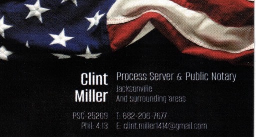Clint's Process Serving and Public Notary logo