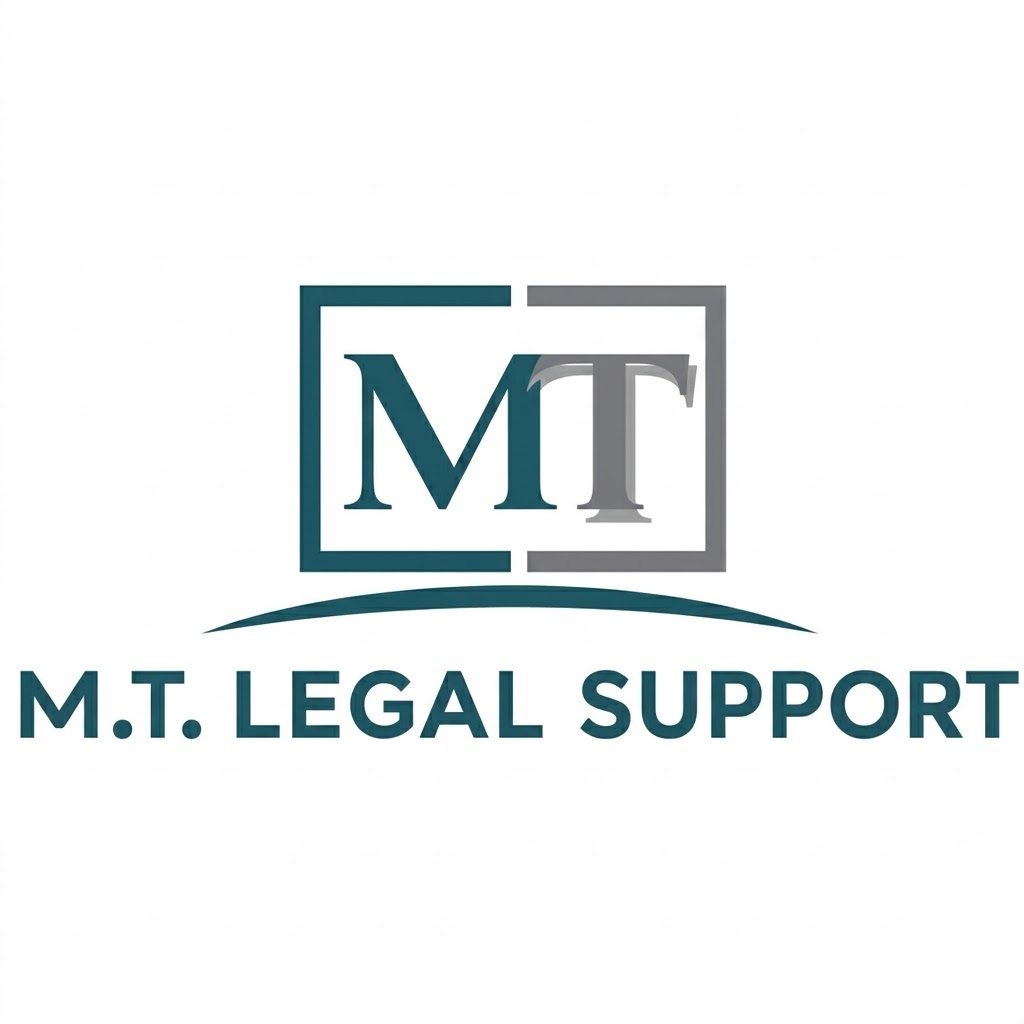 M.T. Legal Support logo